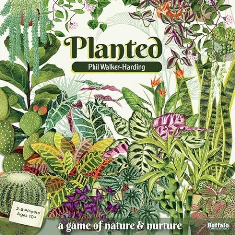 Planted Game by Phil Walker-Harding - Buffalo Games - Collect and nurture your houseplants.- Adult game night - Deck building game