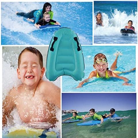 2 PCS Inflatable Body Board for Beach Surfing Slip & Slide Boogie Boards Sled Rider Swimming Pool Floating Summer Water Fun Toy for Both Kids and Adult Summer Water Fun Toy for Both Kids and Adult