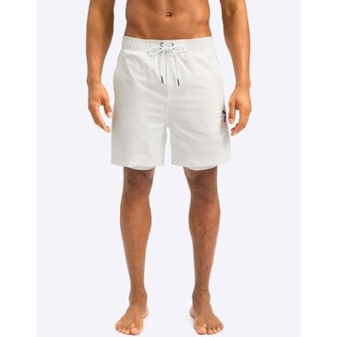 G Gradual Mens Swim Trunks with Compression Liner 5 inch Inseam Quick Dry Bathing Suits with Zipper Pocket-No Thigh Chafing