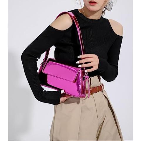 Evening Bag Women Y2k Silver Purse Hobo Bag Tote Handbag Satchel Bag Cute Party Bag Clutch Purses Crossbody Bags 2024