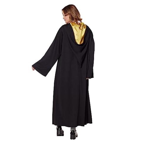 Spirit Halloween Harry Potter Adult Hufflepuff Robe | Officially licensed | Harry Potter Costume | Wizard Outfit