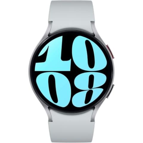 SAMSUNG Galaxy Watch 6 44mm Aluminum Smartwatch w/ Fitness Tracker, Heart Monitor, BIA Sensor, Advanced Sleep Coaching, Bluetooth – Silver