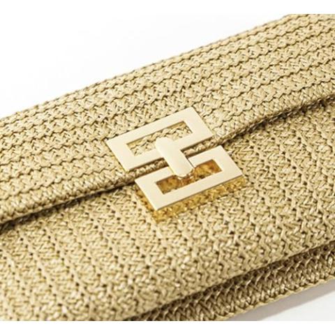 Avilego Straw Handbags for Women Straw Clutch Summer Bag Beach Bag Casual Straw Purses 2024