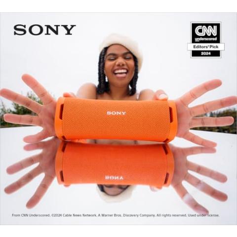 Sony ULT FIELD 1 Wireless Ultra Portable Bluetooth Compact Speaker, IP67 Waterproof, Dustproof, Shockproof and Rustproof with Enhanced Bass, 12 Hour Battery and Detachable Strap, Black - New
