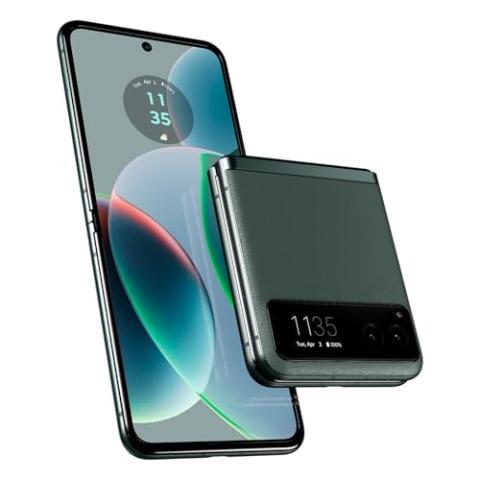 Motorola Razr 40 5G 128GB Unlocked, 73.95 x 170.82 x 7.35mm, Sage Green