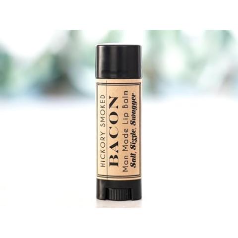 Bacon Lip Balm - Funny gift for bacon lover stocking stuffer for men man chapstick