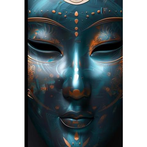 WishMerge Copper Mask Cover Design Dotted Bullet Journal