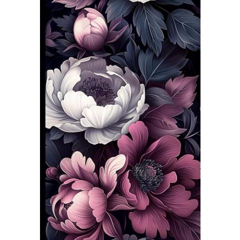 WishMerge Creative Blossoms Bullet Journal Cover Design