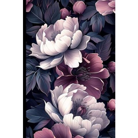 WishMerge Pastel Florals Bullet Journal Cover Design
