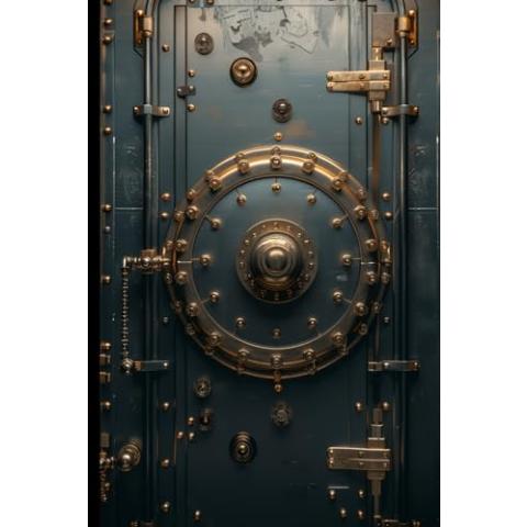 WishMerge Vintage Vault Bullet Journal Cover Design