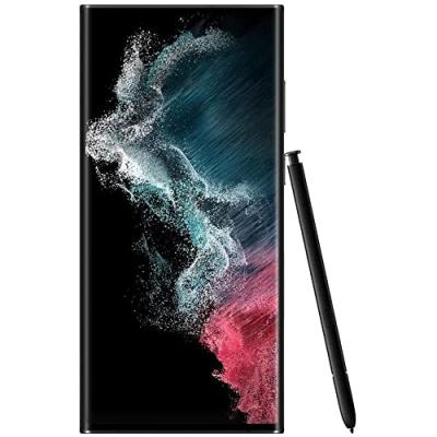 Samsung Galaxy S22 Ultra 5G Factory Unlocked Android Smartphone, 256GB, 8K Camera, 120Hz Refresh Rate, S Pen, Long Battery Life, Fast Processor, US Version, Phantom Black
