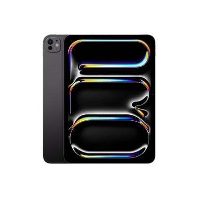 Apple iPad Pro 11-Inch (M4): Built for Apple Intelligence, Ultra Retina XDR Display, 256GB, 12MP Front/Back Camera, LiDAR Scanner, Wi-Fi 6E + 5G Cellular, All-Day Battery Life — Space Black