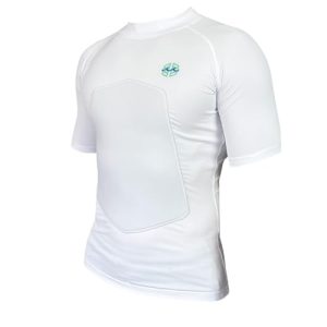 SPF 50+ Padded Rash Guard for Surfing, Boogie, Scuba
