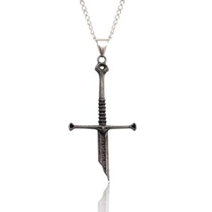 SONGCHANGJEWELRY Narsil Broken Sword Necklace