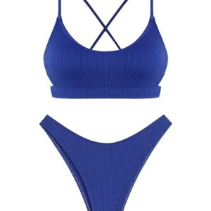 ZAFUL Women’s Cutout Bikini Sets