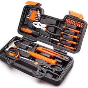 CARTMAN 39-Piece Tool Set: Handy Gift for Homeowners