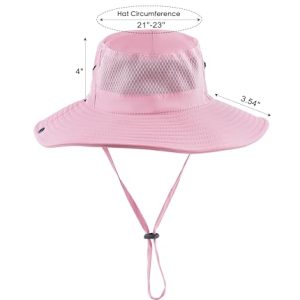Wide Brim Ponytail Sun Hat