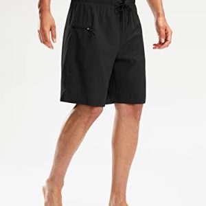 Pinkbomb Men’s 9″ Swim Trunks – Compression Liner