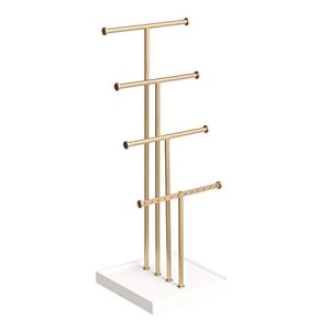 Amazon Basics Four-Tier Jewelry Tree Stand