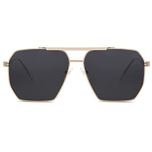 SOJOS Retro Oversized Square Polarized Sunglasses