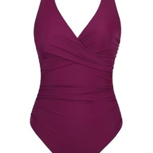 Hilor Women's Underwire One Piece Swimsuit