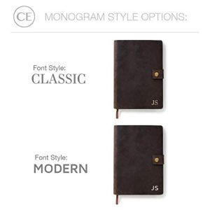 CASE ELEGANCE Full Grain Leather Refillable Journal Cover