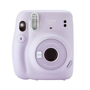 Fujifilm Instax Mini 11 Instant Camera Bundle – Charcoal Grey & Lilac Purple