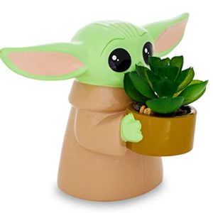 Baby Yoda Mini Planter: Whimsical Star Wars Decor