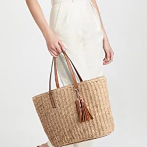 YXILEE M Size Travel Straw Totes Bag