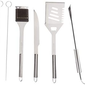 Home-Complete BBQ Grill Tool Set – 7 Utensils with Carrying Case