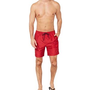 Nautica Men’s Quick Dry Anchor Print Swim Trunk