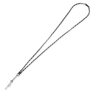 TMEEIHNSS Gothic Stainless Steel Sword Pendant Necklace