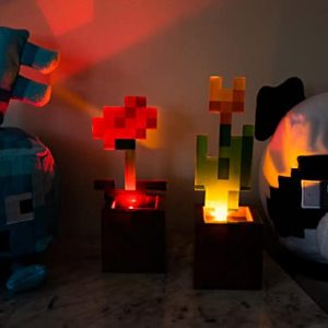 Minecraft Flower Pot Mood Lights: Video Game Decor