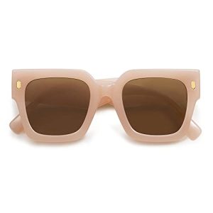 SOJOS Vintage Oversized Square Sunglasses