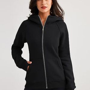 Trendy Queen Women’s Zip-Up Hoodie: Stylish Fall Jacket Gift