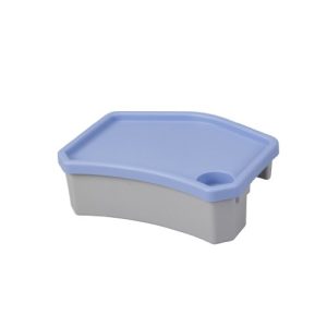 Drive Medical E-Z Walker Caddy with Tray, Gray/Blue