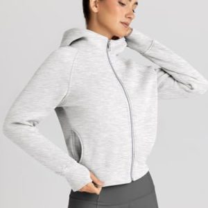 Trendy Queen Women’s Cropped Hoodie: Fashionable Fall Jacket Gift