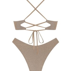 ZAFUL Women’s Textured U-Wired Bikini