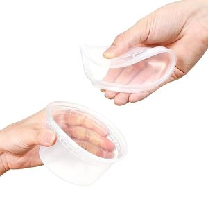 AOZITA 12 oz Deli Food Containers: Airtight Storage