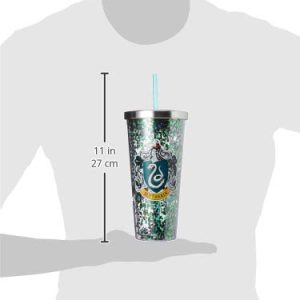 Harry Potter Slytherin Glitter Tumbler