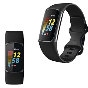 Fitbit Charge 5 Advanced Fitness Tracker - Graphite Stainless Steel