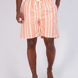 Real Essentials Men's 7" Quick-Dry Swim Trunk - 3 Pack