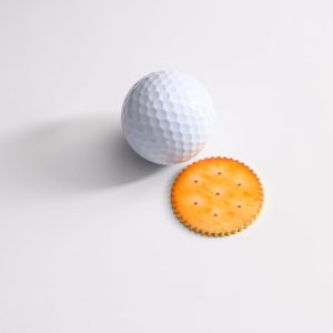 Cracker Golf Ball Marker with Magnetic Hat Clip
