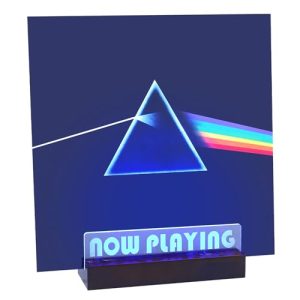 Now Playing Vinyl Record Stand with Lighting