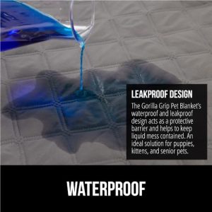 Gorilla Grip Waterproof Dog Blanket