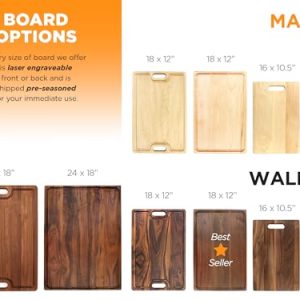 Refine Kitchenware Personalized Cutting Board - USA Made