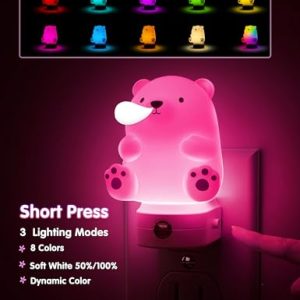 L LOHAS Cute Bear Night Light