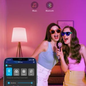 Govee WiFi & Bluetooth Color Changing Smart Light Bulbs: Music Sync