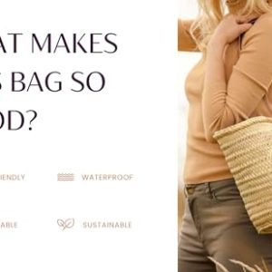 FRENCH BASKET Straw Beach Bag