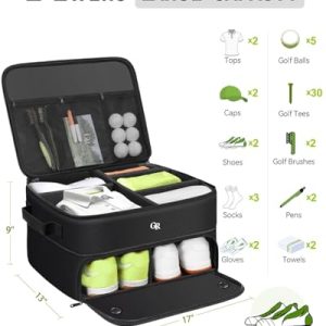 2 Layer Golf Trunk Organizer – Active Carbon Fabric